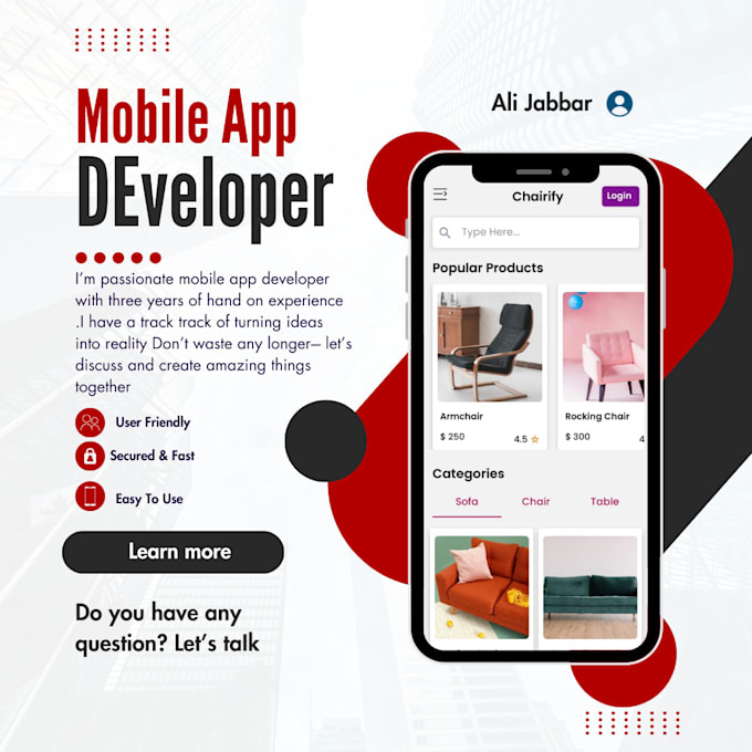 Turn your figma, xd and psd design into react native app by Ali ...