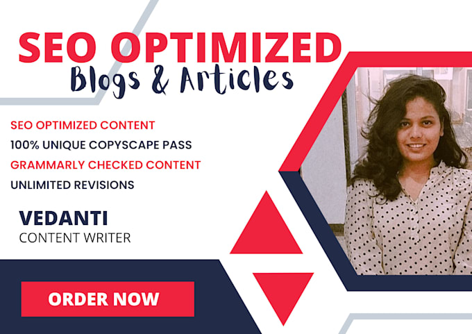 do SEO optimized content writing in blogs, articles