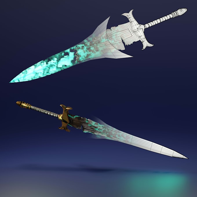 model 3d weapons and prompts for any environment
