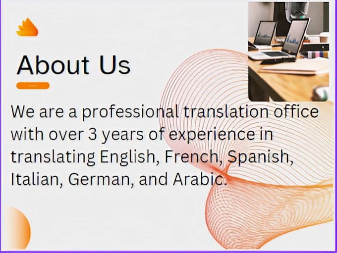 translate english, french, spanish, italian, german and arabic