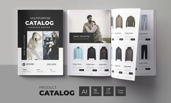 design product catalog, fashion, jewelry, apparel, cosmetics catalogue, lookbook