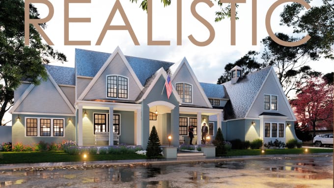 create high quality architectural render and video