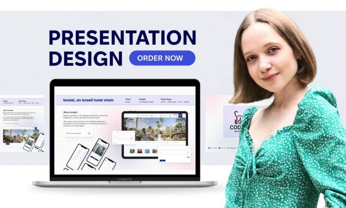 design presentation and pitch deck in figma