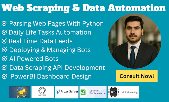do web scraping, web automation, data extraction, data mining, and ai agents
