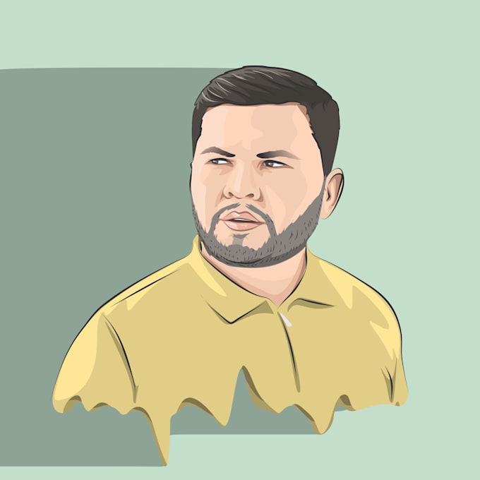 draw your portrait in the personalizedvectorportrait style as an example