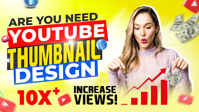 attractive youtube thumbnail design service
