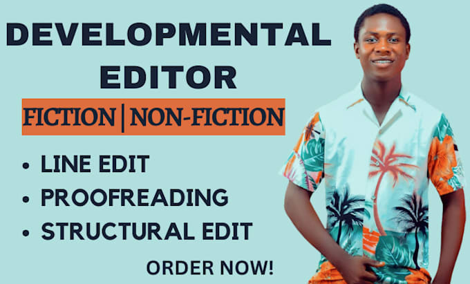 Do your developmental editing as developmental editor by Gideon_05 | Fiverr