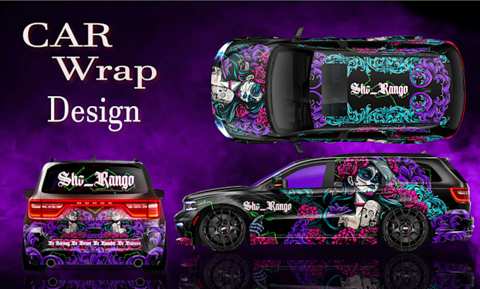 do create car wrap design just in 24 hours