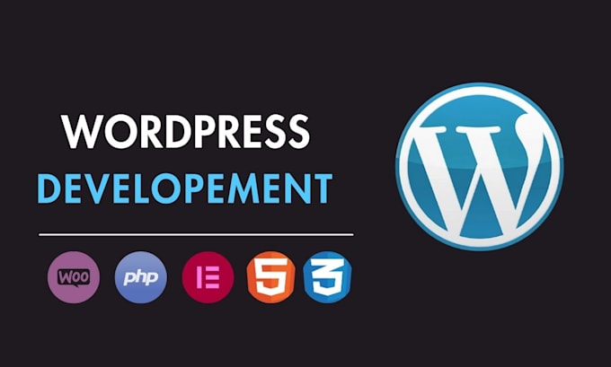 create custom wordpress website with elementor