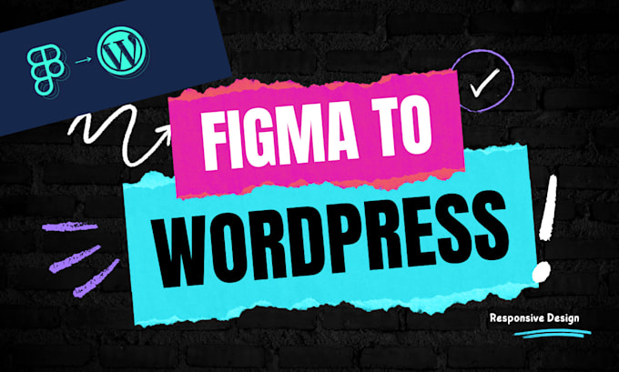 convert figma to wordpress with responsive design