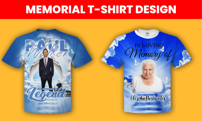 Blue Heavens Funeral Memorial In Loving Memory Shirts –, 46% OFF