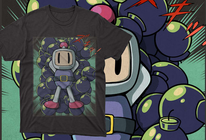unique illustration for t shirt design in 24 hours