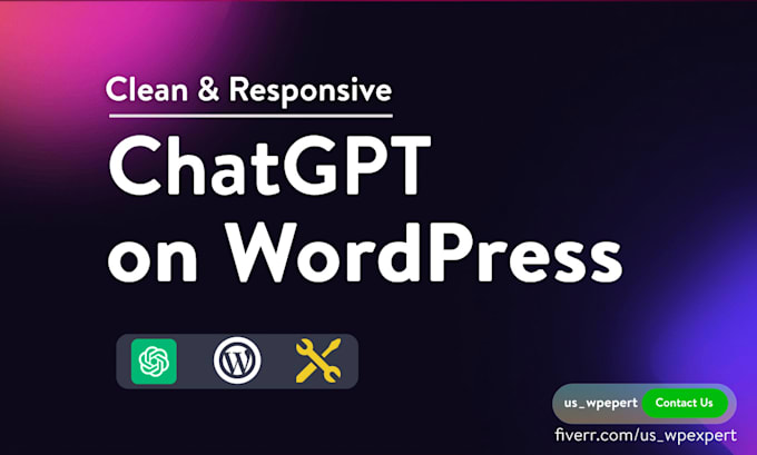 add chatgpt or chatbot to your wordpress site