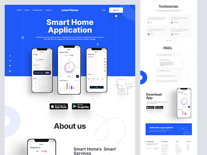 Do figma landing page ui, ux design, website ui, ux design, dashboard ...