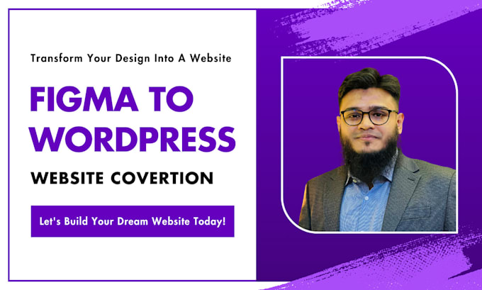 convert figma, xd, and PSD to wordpress using elementor