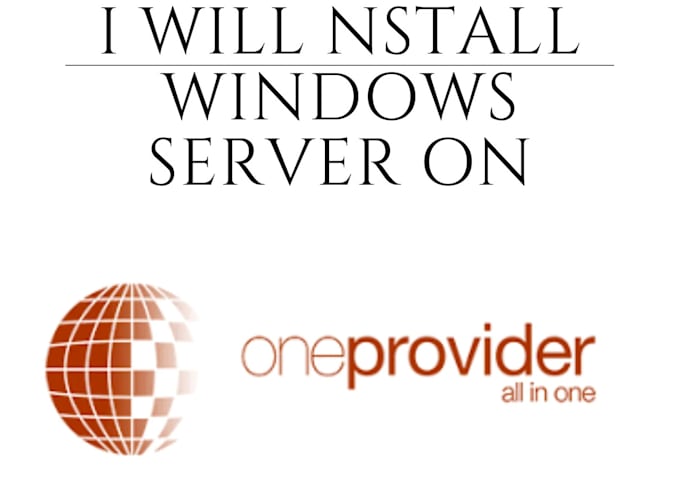 install windows os on and oneprovider over ipmi