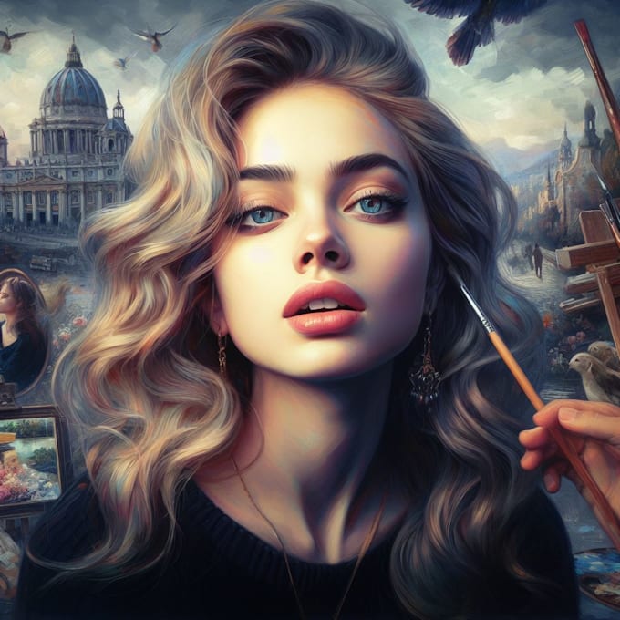 Do Digital Oil Painting Portrait By Helakmin Fiverr Do Digital Oil Painting Portrait By Helakmin Fiverr