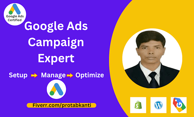 setup manage highly profitable google ads adwords PPC campaigns