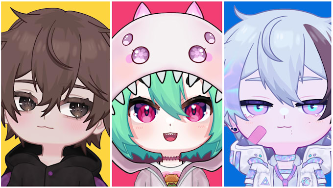 make cute live2d chibi vtuber model