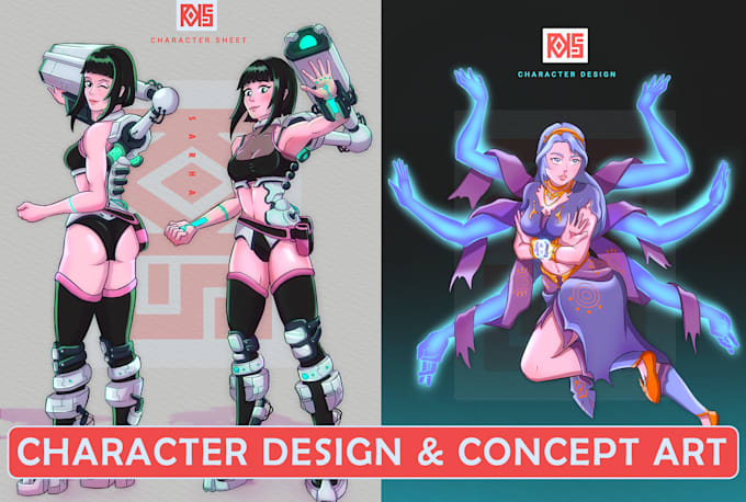 do character design and concept art