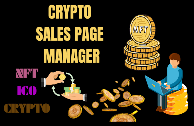 manage your nft, ico and crypto social media sales page