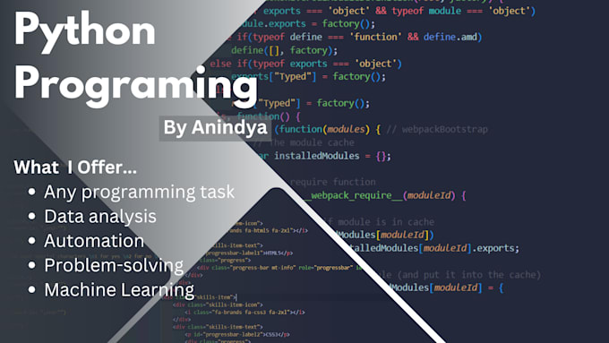 develop your program scripts or apps for you