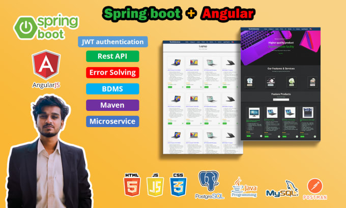 Spring boot angularjs rest discount