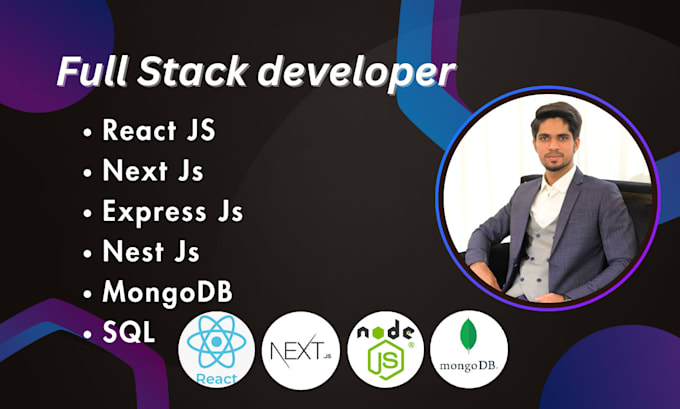 Expert mern stack developer, mongodb, express js, react js and node js ...