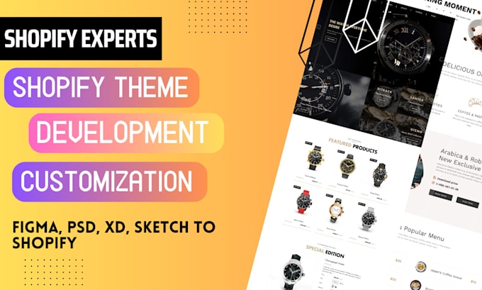 create custom shopify theme form figma to shopify website