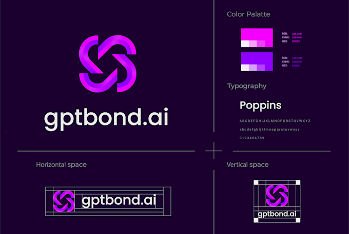 do modern tech website crypto security technology software logo design