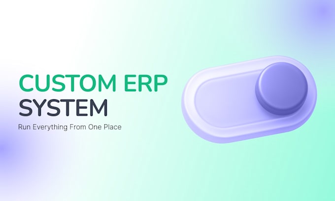 build a custom erp system
