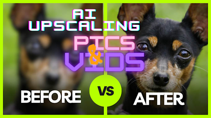 edit and upscale your low resolution pictures by up to 4x