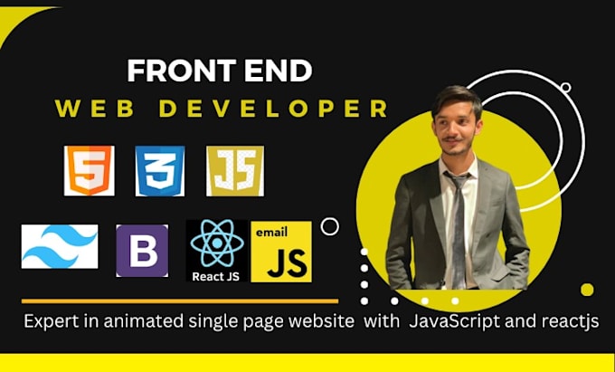 Do expert in single page web deployment with animation, javascript and ...