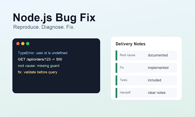 fix nodejs and typescript backend bugs