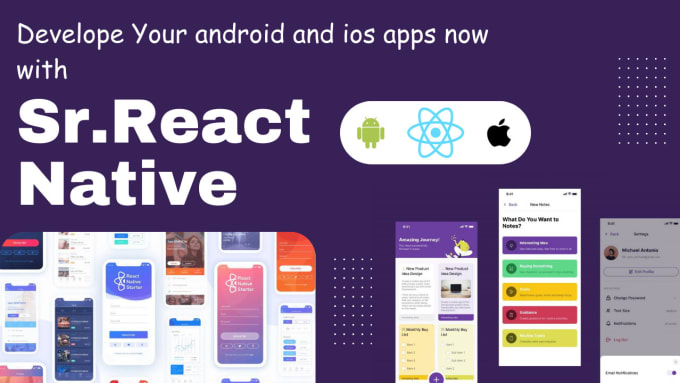 Create ui for android in react native by Ahmed_codine | Fiverr