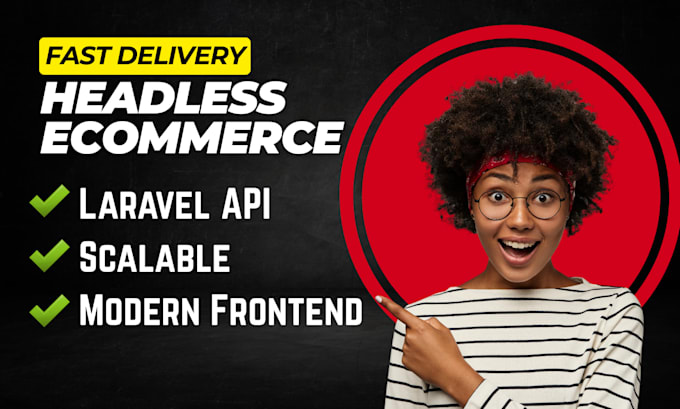 build headless ecommerce platform using laravel API and modern frontend