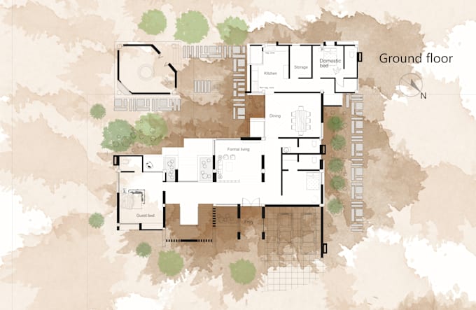 convert architectural floor plan drawing to autocad