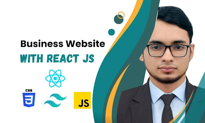 build custom website and development with react js
