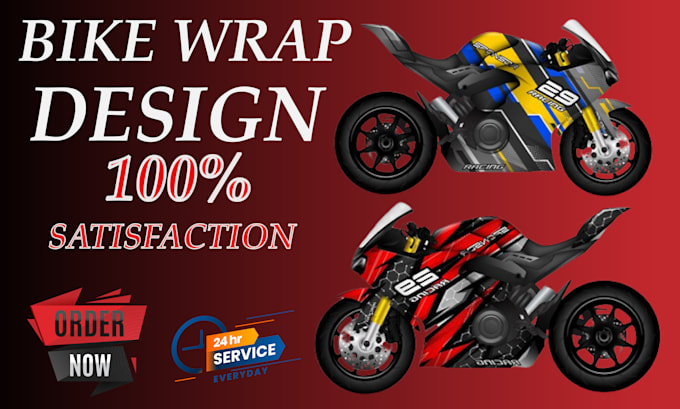 Motorcycle Bicycle Wrapping Service Motorcycle Wraps Custom MX