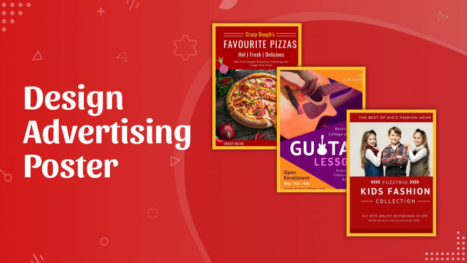 design advertisement poster and banner with illustrator