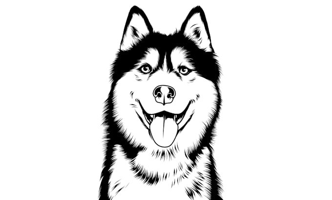 turn your pet photo into a beautiful line art drawing