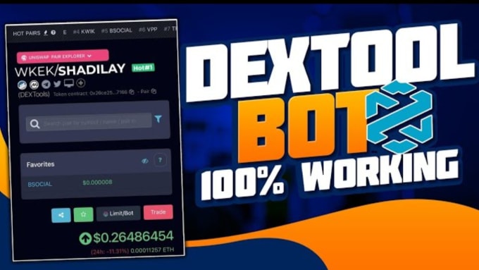 Build Dextool Trending Bot Crypto Bot Pinksale Bot Cmc Bot Colngegcko Bot By Botdev30 Fiverr