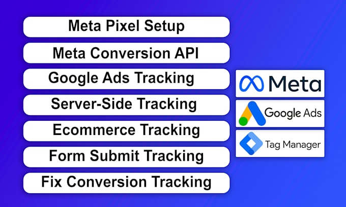 fix or setup meta pixel conversion API, google ads conversion tracking