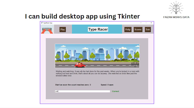 Build a desktop app or game for windows with tkinter by Faizanworksdata ...