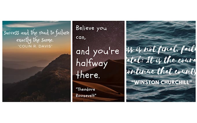Encouraging Posts Create motivational social media posts by Sikanderkhan22 | Fiverr