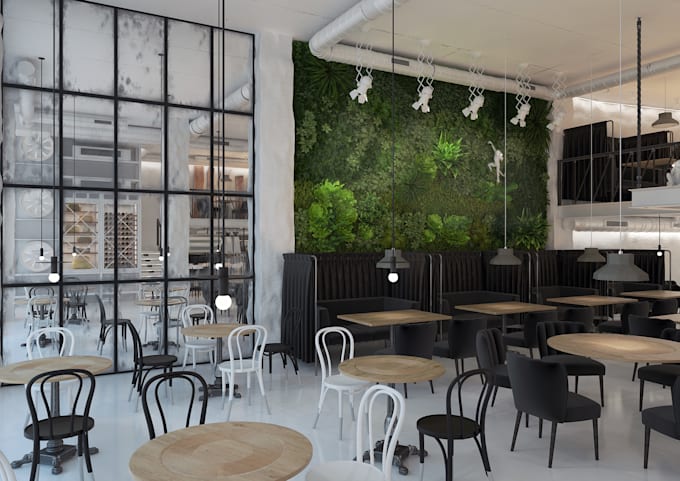 design and 3d render interior or exterior