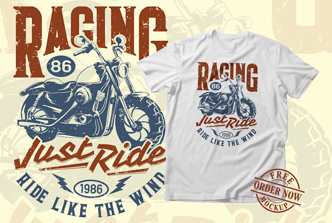 do custom graphic or typography t shirt design based on your idea