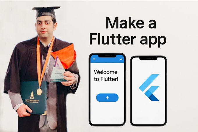 make a flutter app for android and IOS