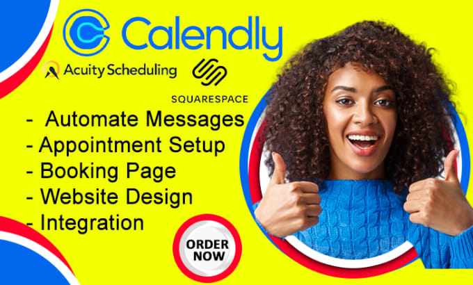 Setup calendly account for your online appointments acuity scheduling
