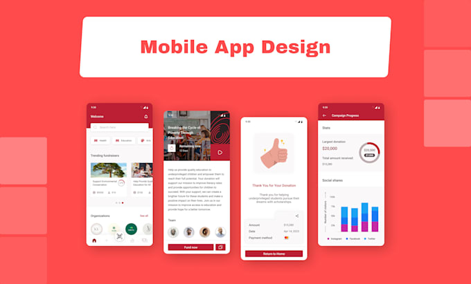 Do mobile app ui ux design for android or ios in figma by Theestonianic ...